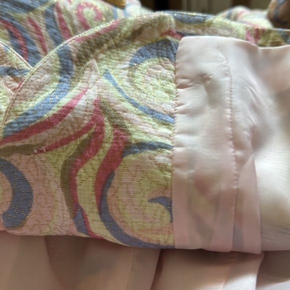 Anne Crimmins For UMI Collections jacquard embellished buttons blazer Sz 4 - Picture 7 of 7